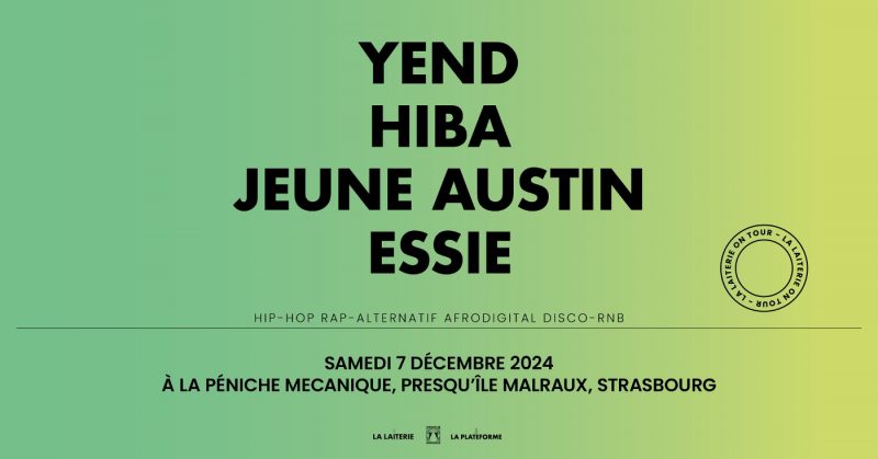 Yend, Hiba, Essie : ce samedi, les talents du hip-hop strasbourgeois font chauffer la scène