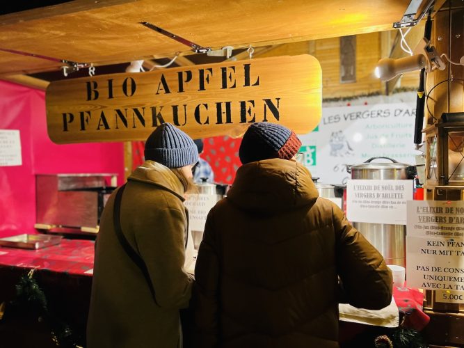 Alsace verte marché de noel patisserie spa dune chalet wissembourg