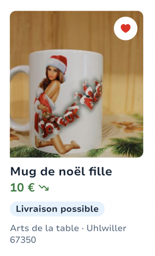 brocante noël honte + annonce leboncoin