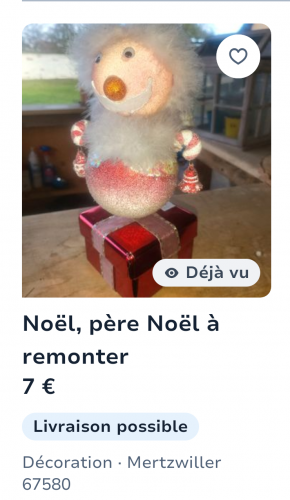 brocante noël honte + annonce leboncoin