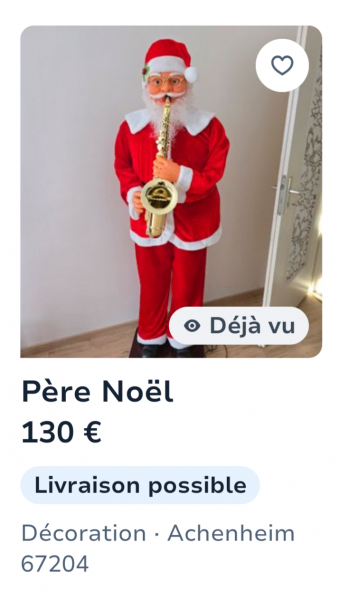 brocante noël honte + annonce leboncoin