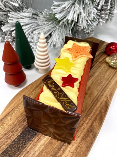 Buche noel catherale Le p&rsquo;tit caprice rosace cathédrale