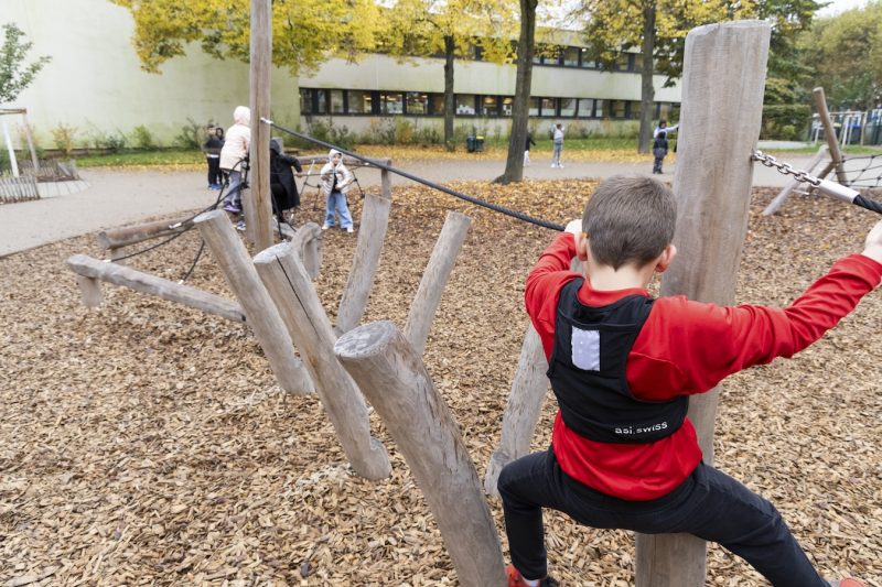 Gilets localisés – école Langevin © Jérôme Dorkel Strasbourg Eurométropole