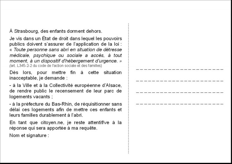 Enfants à la rue cartes postales SDF Sans-abris