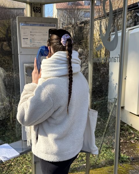 Appel cabine téléphonique Murbach