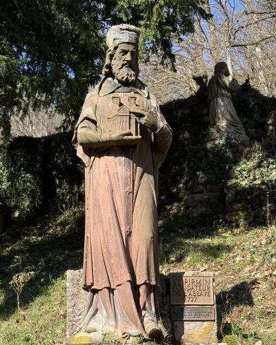 Statue Saint-Pirmin Murbach
