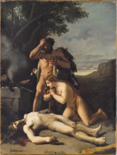 Jean-Jacques Henner – Adam et Eve découvrant le corps d&rsquo;Abel
