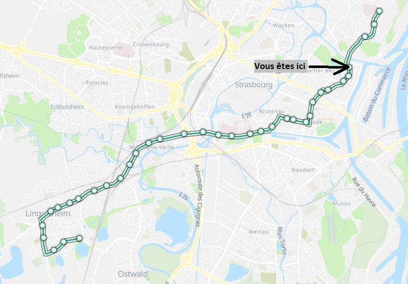 Bus C1 itinéraire complet