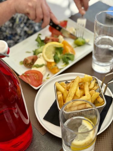 Golf du fort restaurant tartare frite IMG_5466 2