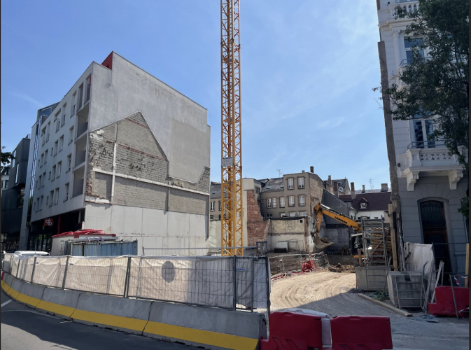 chantier hotel gare