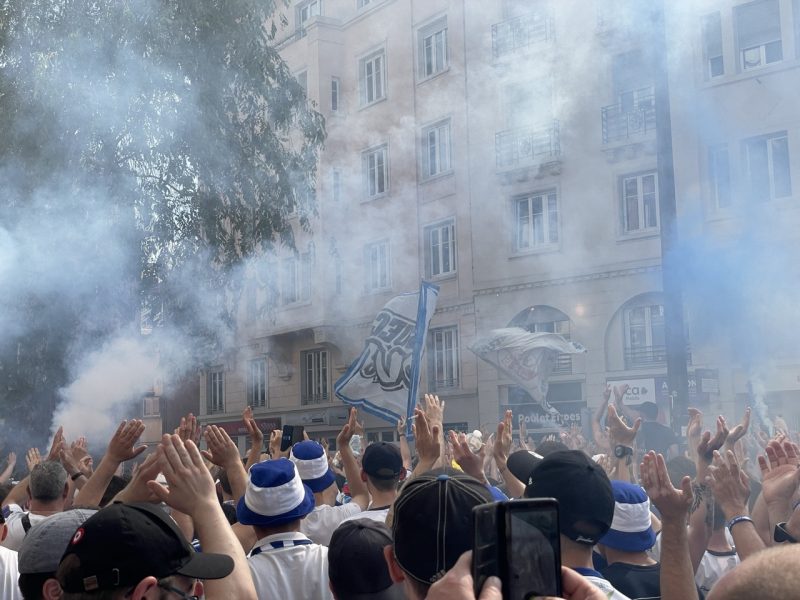 cortège supporters strasbourg