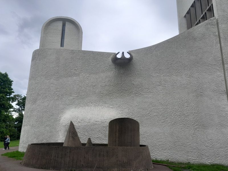 Le groin de la chapelle de Ronchamp