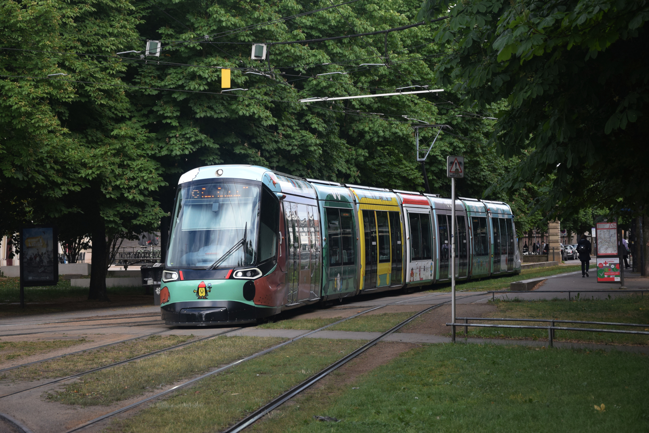 Tramway illustré, Strasbourg Capitale mondiale du livre, Lire notre monde Anouk Ricard