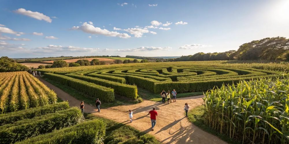 ferme kessler labyrinthe de mais