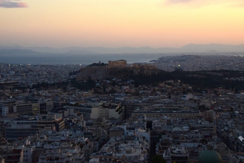 Panorama Acropole Athènes Grèce
