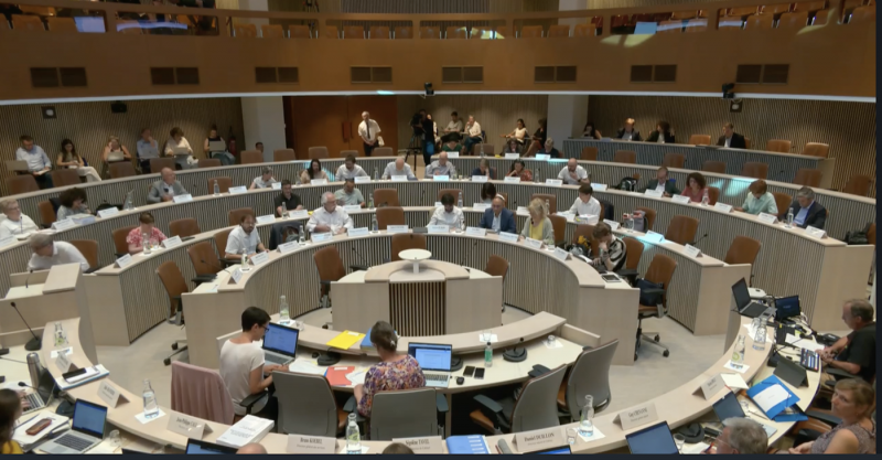 conseil municipal hémicycle