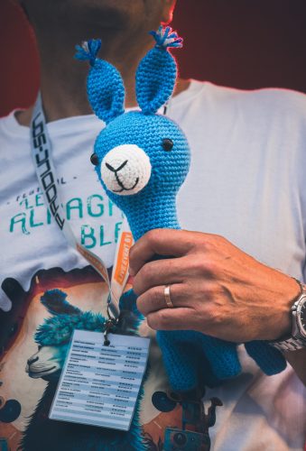 alpagas bleus