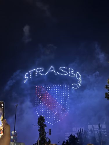 feu d&rsquo;artifice drone 14 juillet