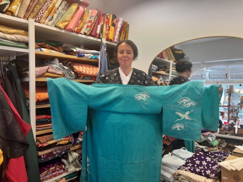kimono japon brocante tanpopo
