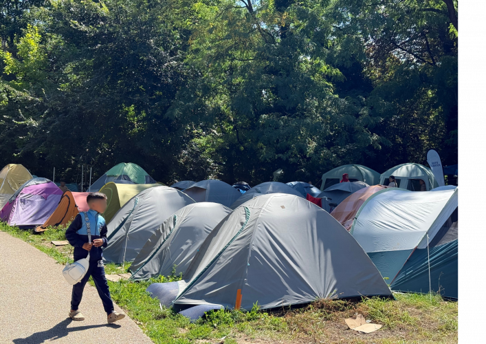 Camp du Heyritz migrants sdf