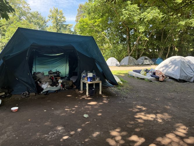 Camp du Heyritz migrants sdf