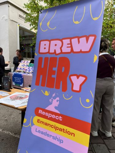 Pancarte Brewhery à l&rsquo;etabli
