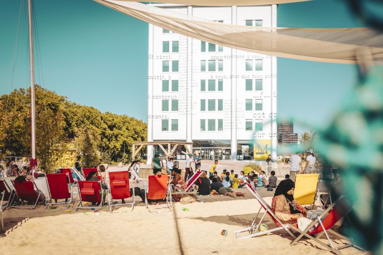 plages éphémères au Docks Malraux, été