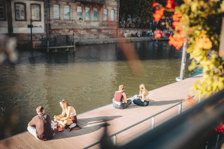 Couple sur quai