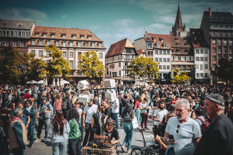 10 septembre, bloquons tout, Foule, manifestant, Kléber