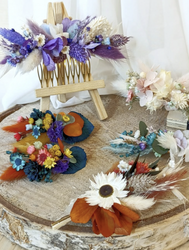 atelier tchungle barrette fleurs