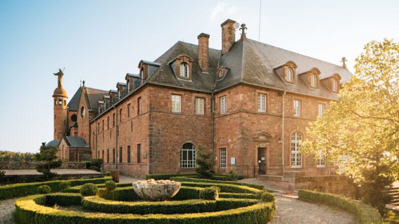 Sanctuaire du Mont Sainte-Odile vignobles en scène
