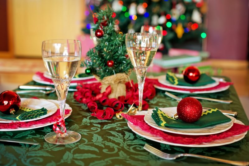table noël