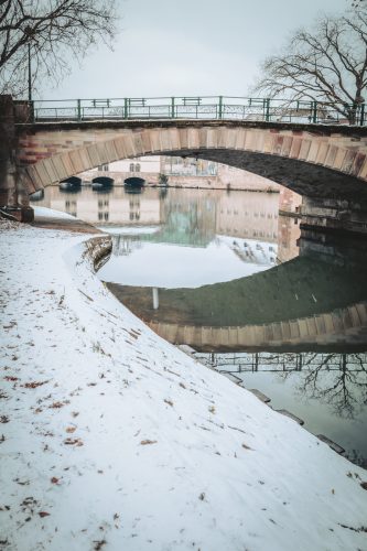 Neige, pont