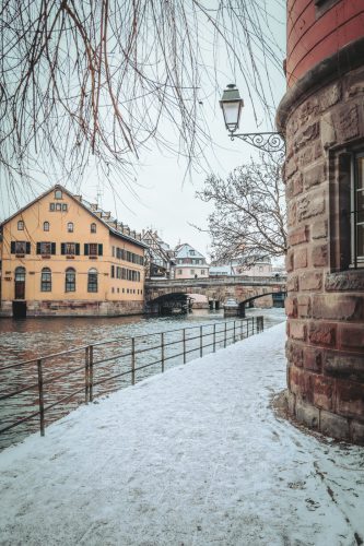 Neige, pont