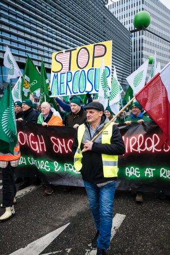 Manifestation agriculteur union européenne mercosur libre échange