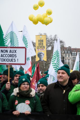 Manifestation agriculteur union européenne mercosur libre échange