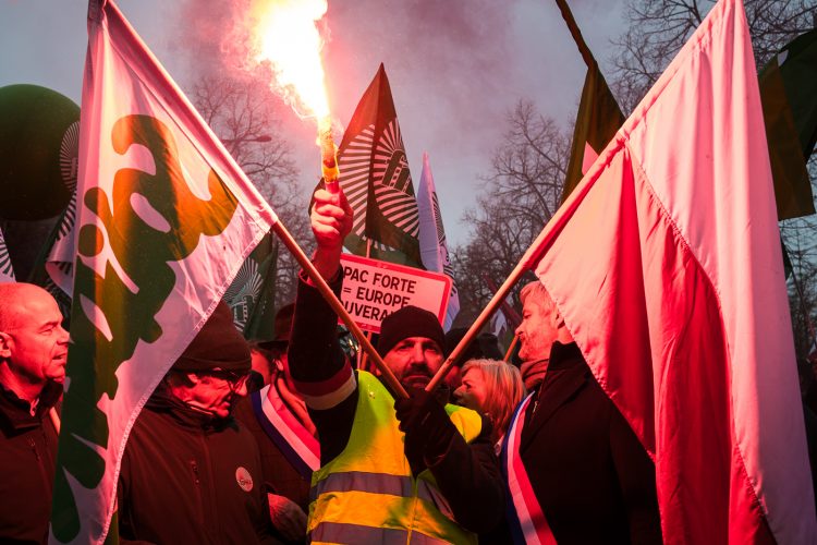Manifestation agriculteur union européenne mercosur libre échange