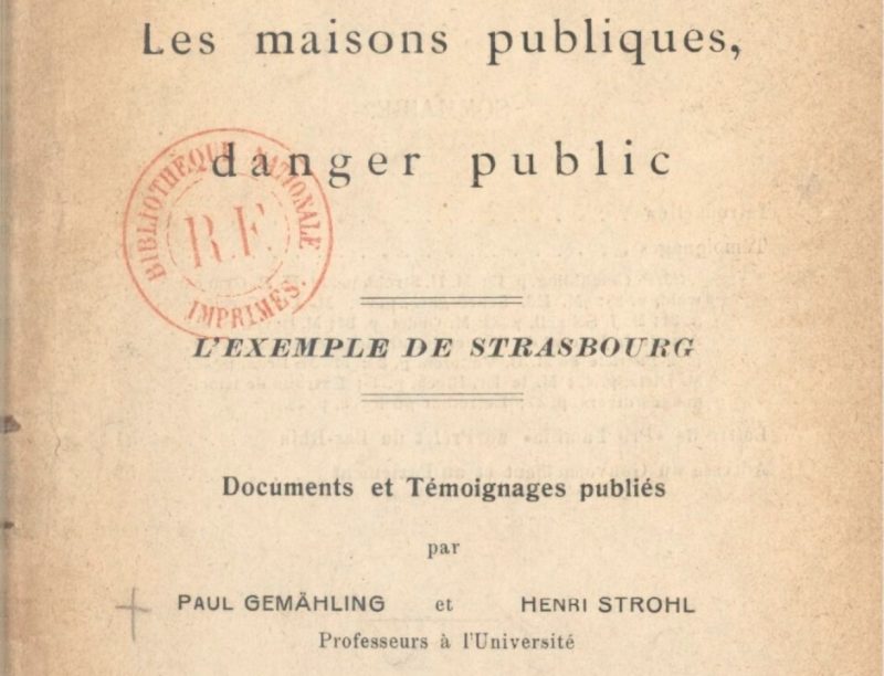 Les maisons publiques, danger public
