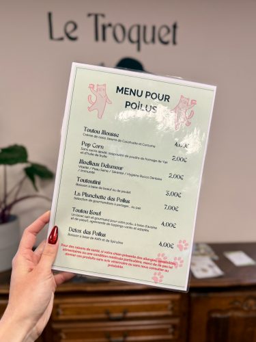 Carte poilus Troquet des Poilus