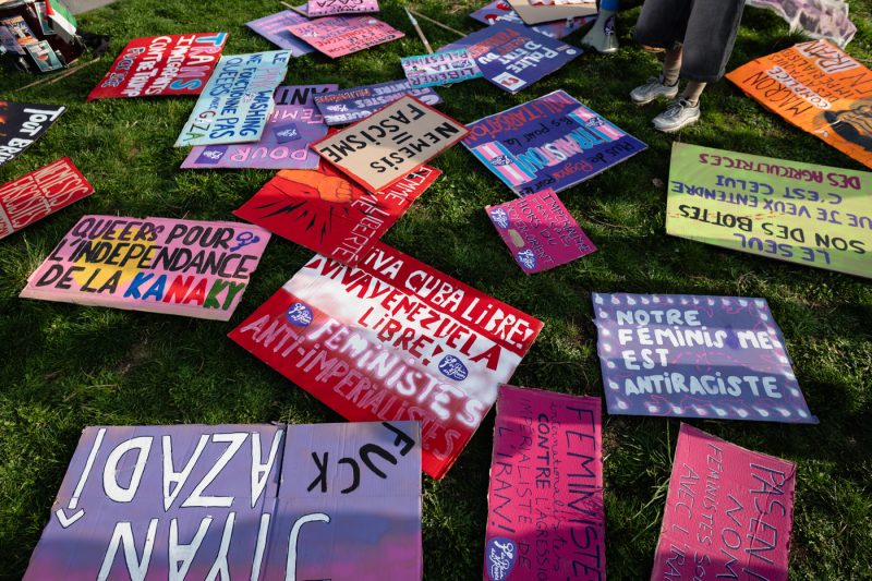 marche 8 mars femme droit feminisme vss