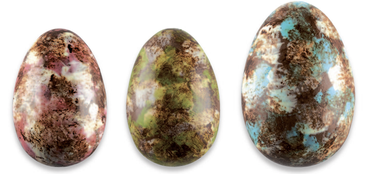 Schaal chocolat paques oeufs  (2)