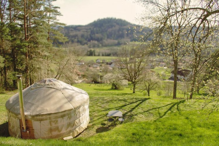 Logement insolite yourte Faucompierre Vosges