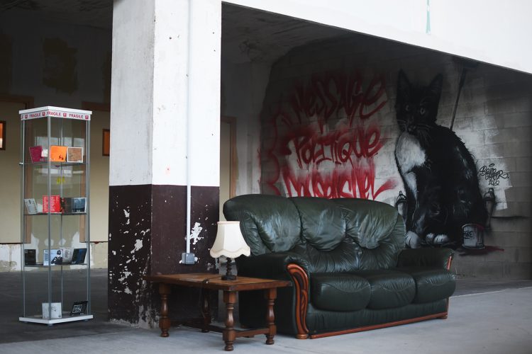 Exposition Banksy cave à vins lu2 coop port du rhin (75)