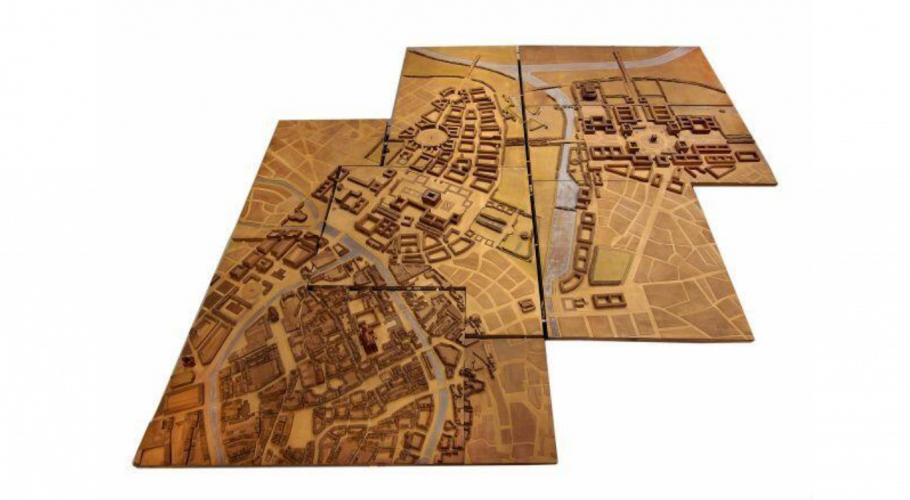 Maquette du projet de Gross Strassburg par l’architecte Paul Schmitthenner (1884-1972), 1943 – Musée historique de Strasbourg