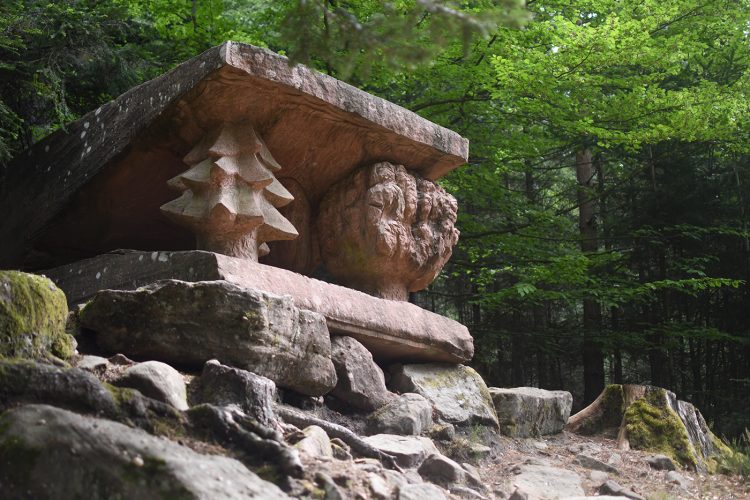 Bénédicte Weber et Sylvain Chartier Le royaume du laboureur Randonnée Oberhaslach sentier des géants sculptures vosges forêt (12)