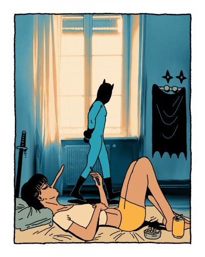 Batman braquage FNAC
