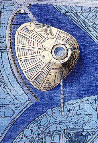 Projet Jourda et Perraudin, pour le futur Parlement européen, début des années 90