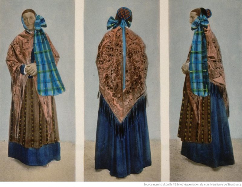 Meistratzheim_en_1909 Costume Alsacien