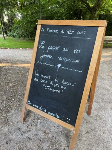 kiosque du petit pont orangerie