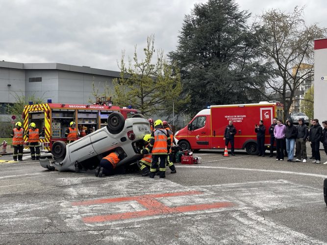 pompiers accident